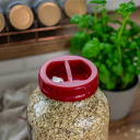 Plastikinis užsukamas dangtelis &Oslash;100 su anga ir kam&scaron;čiu, BROWIN, 136001, Svoris: 56 g