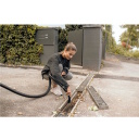 Karcher WD 4 S Go!Further 1.628-262.0 Būgninis &scaron;lapias-ir-sausų siurblys 20 L 1100 W Plok&scaron;čias filtras ir pūtiklio funkcija Geltona-nerūdijantis plienas-juodas