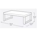 Keter Aia laud Lyon Table Rezolith 29202805C97, 116 x 71 x 40 - 66cm, 7.80kg, 120 x 73 x 13cm