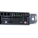 Supermicro SuperChassis 813MFTQC-350CB2 serveris, CSE-813MFTQC-350CB2, 503mm, 437mm, 43mm, 350W, 1U, 4x3.5" disku, melns