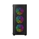 Gembird Корпус компьютера Fornax 400X CCC-FC-400X, 390x200x449mm, 6 отсеков для дисков, 1xUSB 2.0, 2xUSB 3.0, 12см вентилятор