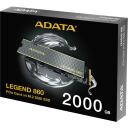 Adata SSD M.2 SLEG-860-2000GCS 2TB, Скорость чтения 6000 MB/s, Скорость записи 5000 MB/s, PCIe 4.0, NVMe 2.0, SLC кэширование