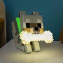 Paladone Minecraft Wolf GloBuddies valgus PP14761MCF, 14,3cm, mitmev&auml;rviline, LED, dimmerdatav, vabalt seisev