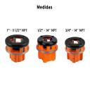 1/2" līdz 1" cauruļu vītņu komplekts, 5 gab TA-850 TRUPER