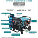 Inverterinis benzinis/dujinis generatorius KS 4100iEG 3600 W KONNER & SOHNEN