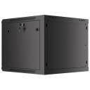 Lanberg Seinale kinnitatav 19" Rack kapp 9U WF01-6609-00S, 600mm, 600mm, 9U, 60kg, IP20, metalluks, 2 ventilaatoriavaust