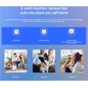 Ezviz E6 CS-E6 Iek&scaron;telpu Panorāmas 5MP 2K Viedā Wi-Fi / LAN 360 Kamera MicroSD / Nakts Redzamība Pelēka