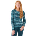 Termo krekls SW WS Classic Thermal Merino Base Layer Crew, izmērs: L, Twilight Blue Mountain Scape, 0196572864833 SMARTWOOL