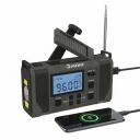 Hawk Pārnēsājams kloķa radio HWRDI420GN, FM/AM, 4W, USB-C uzlāde, lukturis, SOS funkcija