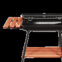 CHARCOAL GRILL W/ SHELVES GRATE 53X33CM 99911 LUND