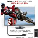 Club3D кабель DisplayPort CAC-1061 5м, 32.4Gbps, 1.4, 28AWG, черный, золотые контакты, защелкивающиеся разъемы