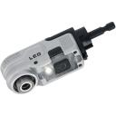 Dewalt DTLRA-QZ 1/4'' LED valgustatud nurgaotsik, 1.5'' pea k&otilde;rgus, 3 tunni t&ouml;&ouml;aeg, sepistatud hammasrattad