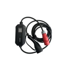 EV Uzlāde Portatīvais 2. tipa Lādētājs 5m Regulējams 10A–32A 22 kW 3-Fāzu IP66 Melns evcharge MG22CET25