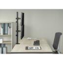 Gembird LCD monitori kinnitusk&auml;si MA-D2-02, 2 monitorit, 17-32 tolli, 9 kg, VESA 75 x 75/100 x 100, must