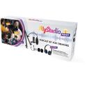 Easypix My Studio Podcast 62021, 36dB, 20-20000Hz, 32&Omega;, USB Type-A, rinkinys: mikrofonas, garso filtras, ausinės, stovas