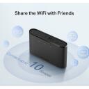 Mercusys мобильный маршрутизатор MT110, 4G LTE, 150 Мбит/с загрузка, 50 Мбит/с выгрузка, 2200 мАч, 10 часов работы, 10 устройств