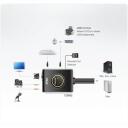 Aten KVM l&uuml;liti CS682-AT, 2 porti, 2 x USB, 1 x DVI-D, 1 x heliv&auml;ljund, 1 x mikrofon, 2 x 1.2 m kaablid, HDCP &uuml;hilduv