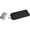 Kingston DataTraveler 70 DT70/64GB, 64 GB, USB-C, 3.2 Gen 1, must, 1 tk