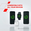 Компактная беспроводная зарядная станция с максимальной мощностью 30 Вт зарядным устройством 65 Вт и кабелем 1 м 4 in 1 Wireless Charging Stand Чёрный CNS-WCS405B CANYON