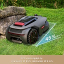 MOVA LiDAX Ultra 1600 робот-газонокосилка беспроводная 1600m&sup2; LiDAR навигация MXXM5100 Серая