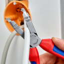 Kabeļu grie&scaron;anas un noņem&scaron;anas knaibles, KNIPEX, 13 42 165, vieglas, 176 g, 1.5-2.5 mm&sup2;, ar sānu griezējiem