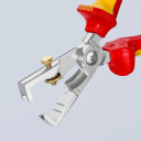 Vadu atdalītājs ar kabelu &scaron;ķērēm, KNIPEX, 13 66 180 T, &Oslash; 5 mm, VDE pārbaudīts, hromēts