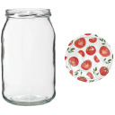 900 ml keeratava kaanega purk v&auml;rvilise &Oslash;82/6 kaanega BROWIN 132903, 6 tk