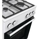 Gorenje Viryklė GG5A10WFFM, 70L, 4 degikliai, balta, 50cm, dujinė orkaitė, grilinimas