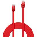 Lindy kabelis CAT6 U/UTP 47514 5m raudonas, RJ45 M/M, 250MHz, 32AWG, snagless, auksiniai kontaktai