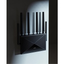 BE11000 Triju joslu Wi-Fi 7 maršrutētājs 4× 2.5G porti VPN MLO WPA3 Mesh melns Cudy WR11000