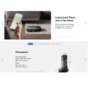 Умный робот-пылесос с универсальной станцией и функцией влажной уборки 8000 Па до 216 мин 4600 mAh 2.5L пылесборник серый Omni S1 T2071G11 Eufy