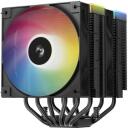 Deepcool CPU jahuti AG620 BK ARGB R-AG620-BKAMMN-GJD, 67.88 cfm, 2 ventilaatorit, 29.4 dB, 300-1950 RPM, 6 soojus toru