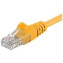 Goobay CAT 5e patch kabelis 95556, 1.5m, dzeltena, RJ45 vīrie&scaron;u (8P8C), RJ45 vīrie&scaron;u (8P8C), veidots, CCA vadītāji