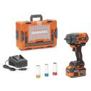 Аккумуляторный ударный шуруповерт DAEWOO DAX 6021Li SET, DAEWOO, DAX 6021Li SET, 21 W, 4.0 Ah, 850 Nm, 0-2400 об/мин, 1/2" квадратный патрон