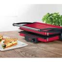 Bosch Grill TCG4104, 2000 W, Punane, reguleeritav termostaat, kergesti puhastatav, 2 plaati