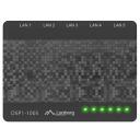 Lanberg lauakommutator DSP1-1005, 5 RJ-45 10/100/1000 Mbps, 10 Gb/s, halduseta, 2K MAC aadressi tabel