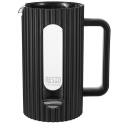 Resto French Press 90531, 1 L, melna, borosilikāta stikls, nerūsējo&scaron;ā tērauda filtrs, plastmasas vāks, ergonomiska rokturis