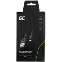 Green Cell KABGC23 USB kabelis, 0.3 m, USB A, Micro-USB B, melns, 480 Mbit/s, 1 pc