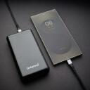 Intenso Power Bank XS20000 20000 mAh, Li-Pol&uuml;meer, 3.1 A, 1x USB-A, 1x USB-C, must