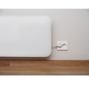 Paneļveida sildītājs ar 2000 W jaudu ar WiFi vadību telpām līdz 24–28 m² IPX4 balts PA2000WIFI4 Mill