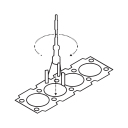 Motoru cilindru tīrītājs 51-178mm 14533 RECI-3 Truper