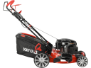 Pašgājēja benzīna zāles pļāvējs 53 cm, 3.5 kW, LONCIN dzinējs, 8 pozīciju griešanas augstums YATO, YT-85532,