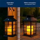 Beper Saules dārza lampa P207ILO303, Melna, IP44, Plastmasa, Stikls, Krēslas sensors, Stacionārs, āķis pakarinā&scaron;anai