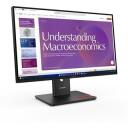 Lenovo ThinkVision T24D-40 64B9GAT1EU, 23.8", IPS, 1920 x 1080, 120 Hz, 4 ms, 250 cd/m&sup2;, 1x HDMI, VESA 100x100, USB-C, must