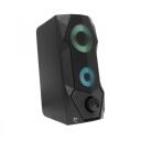 White Shark Datora skaļruņi FLOW GSP-634 2.0, 5 W, 180-20000 Hz, 3.5 mm Audio, USB, RGB LED apgaismojums