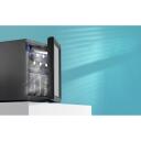 Euhomy dzērienu displeja dzesētājs BR009-55BL, 37L, R600A, 115V, 0.53 kWh/d, 38 dB, melns