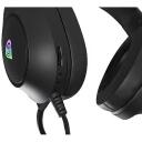 Genesis austiņas, Neon 213 RGB, NSG-2306, 20-20000 Hz, 32 &Omega;, -42 dB, vadu, melnas, RGB apgaismojums, skaļuma regulē&scaron;ana