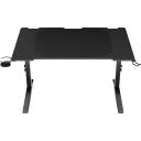 Genesis Spēļu galds Holm 120 Modular NDS-2248, 70-90cm, 120cm, 75cm, MDF, regulējams augstums, kabelis, apgaismojums