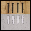 Akumulatoru turētājs, EINHELL, 4514155, saderīgs ar Power X-Change akumulatoriem, 2 turētāji, viegla uzstādīšana, 4 skrūves un 4 enkuri iekļauti.