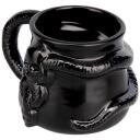 Paladone Harry Potter tum&scaron;ās zīmes krūze PP14643HP, 400 ml, melna, Nagini roktura dizains, nav piemērota trauku mazgā&scaron;anai